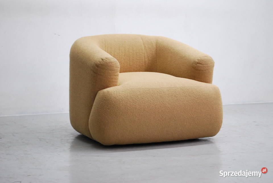SBO Fotel Sofia jasno brązowy tkanina wielkopolskie