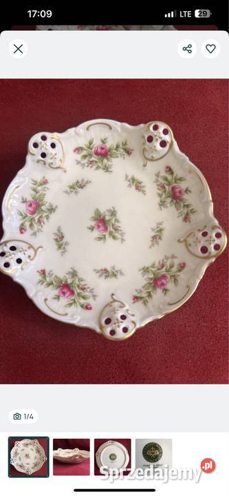 Patera Moliere Rosenthal Classic Rose Collection Gdańsk