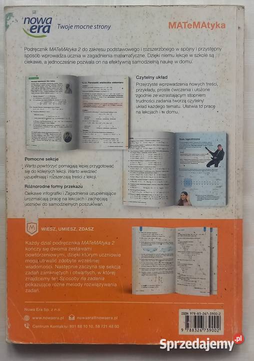 Matematyka 2 podręcznik liceum i technikum Małkinia Górna