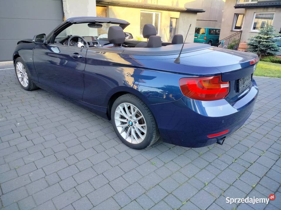 BMW 220i cabrio 16r Benzyna 20 biturbo klima elektrochrom. lusterko wst. Radomsko