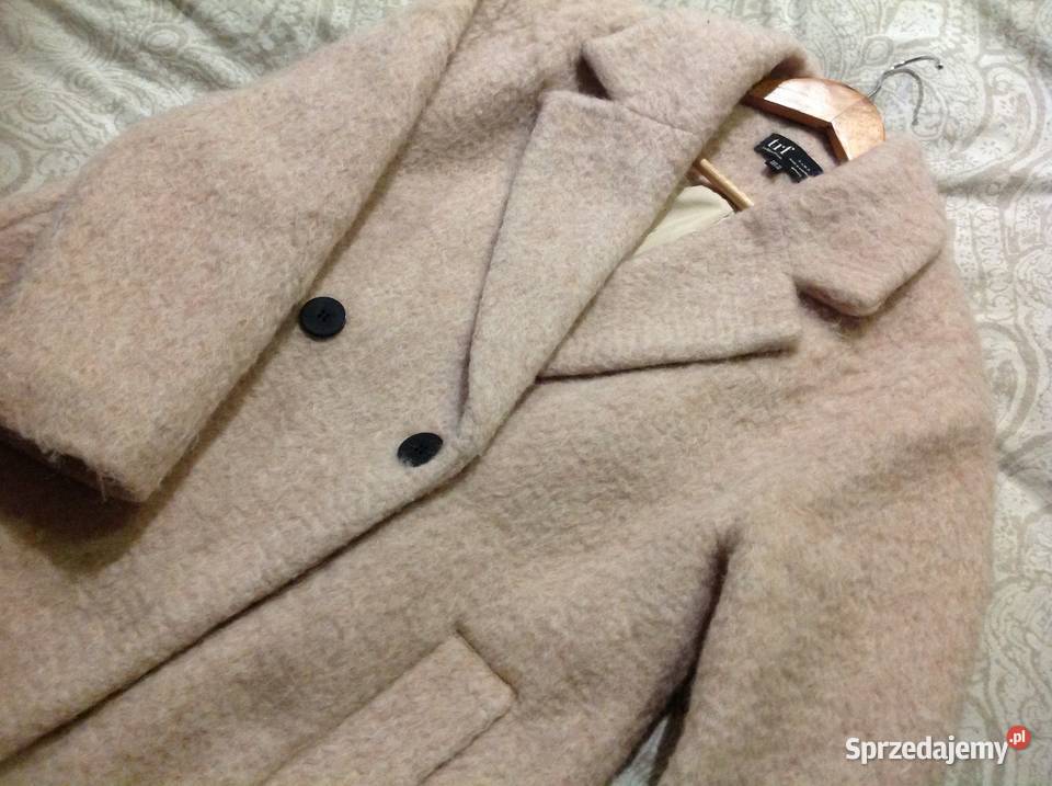 Płaszcz Zimowy Damski ZARA XS Wełniany Nowa Sól sprzedam