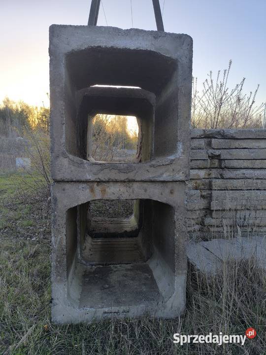 Przepust betonowy skrzynkowy kwadratowy Pozostałe Tarnobrzeg