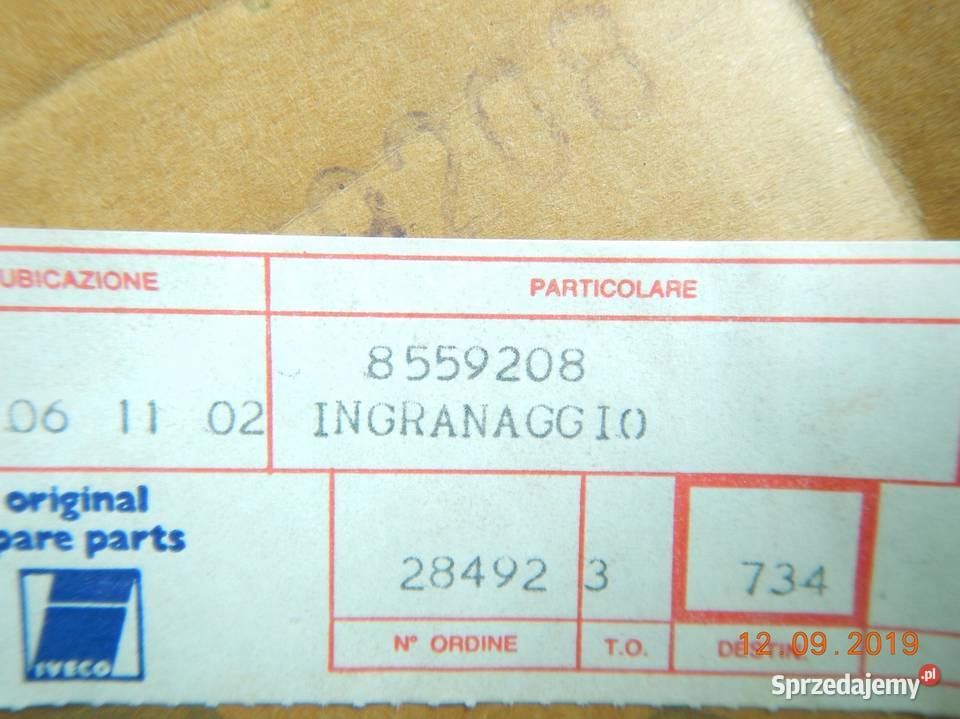 WAŁEK SKRZYNI BIEGÓW IVECO 691TS 8559208 ASO