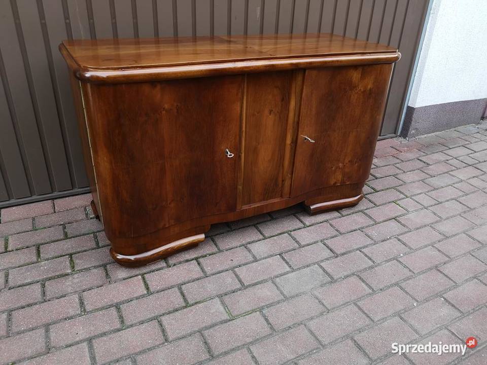 Komoda Szafka RTV ARTDECO Orzech Niska Stara