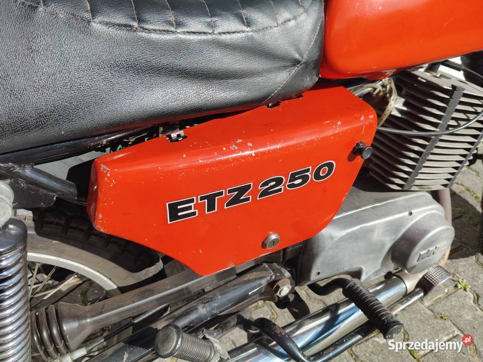 MZ ETZ 250 1986r z dokumentami biała tablica Kalisz