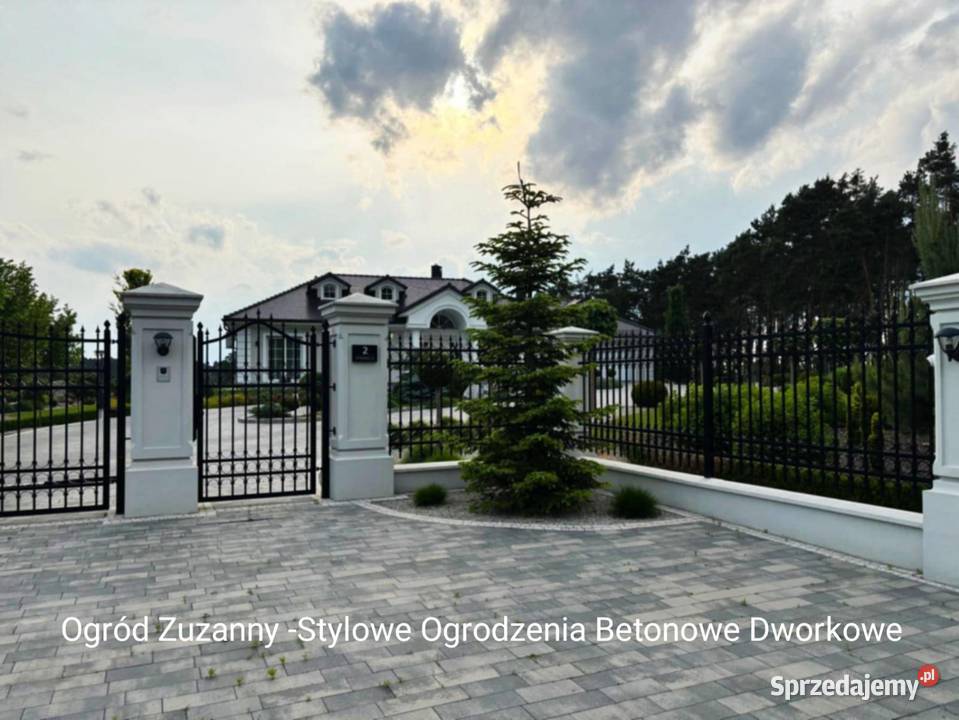 Stylowe Słupy Ogrodzeniowe Betonowe pomorskie Gdańsk sprzedam
