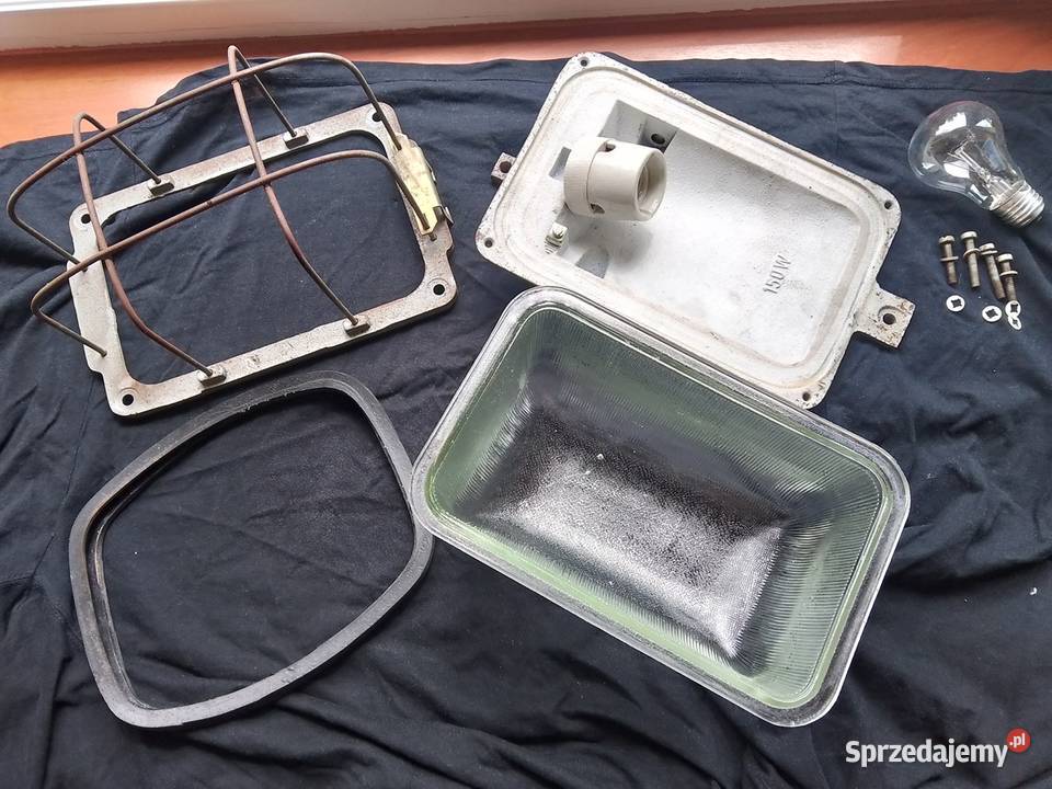 Stara mocna lampa POLAM WILKASY czasy PRLu IP56 mazowieckie Legionowo sprzedam
