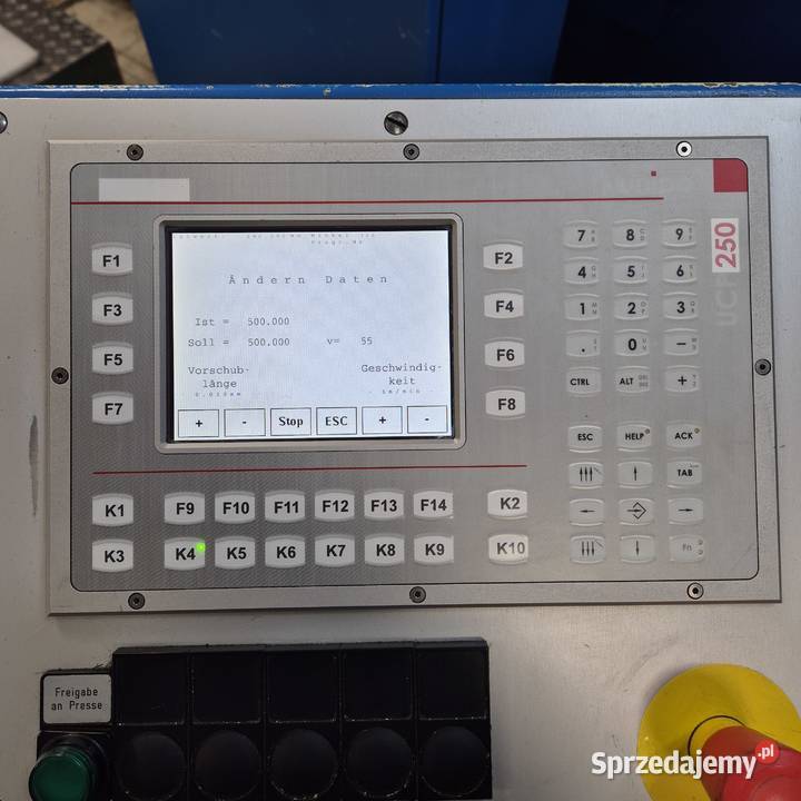 Podajnik walcowy servo do blachyprasy DREHER 300 Łękawica