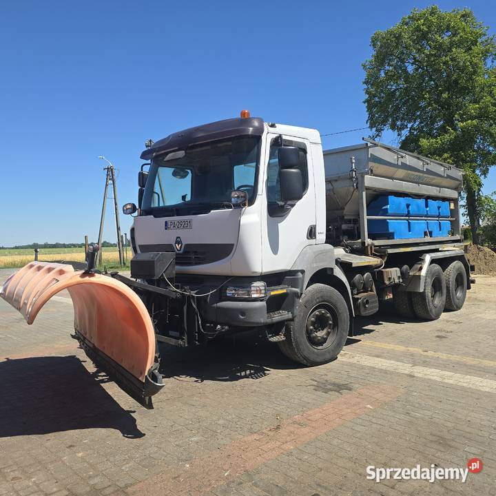 Kerax 6x4 Pługopiaskarka stal nierdzewna pojazd Parczew
