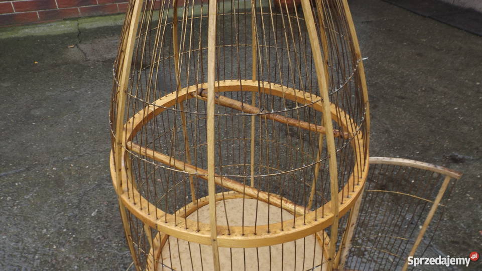 Stara duża klatka ptaków Papugi warmińsko-mazurskie Grodziczno sprzedam