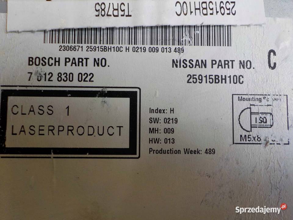 QASHQAI I J10 09r radio CD nawigacja 25915BH10C Suków sprzedam