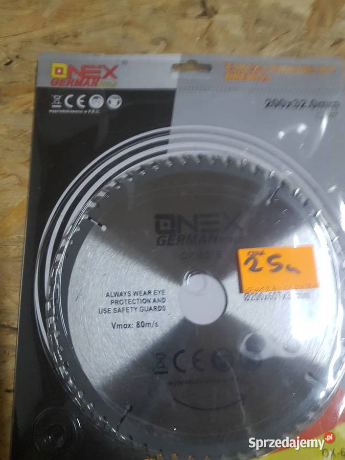 200MM60ZĘBÓW TARCZA Z WIDIĄ DO DREWNA ONEX wielkopolskie Głogowa