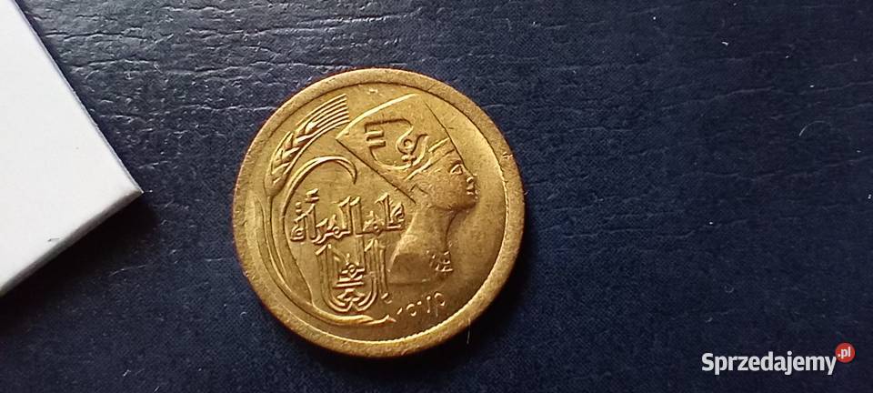 Stare monety 5 millmów 1975 Egipt Lesko
