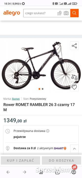 Rower Górski Romet Rambler Zielona Góra