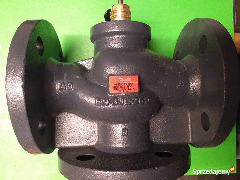 Zawór trojdrożny Danfoss VL 3 DN 40 KVS 25m3H Płachty sprzedam