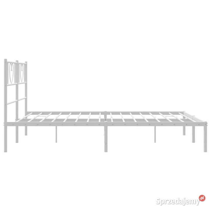 Łóżko Metalowe Białe Rama Łóżka Ze Stelażem 90cm Warszawa sprzedam