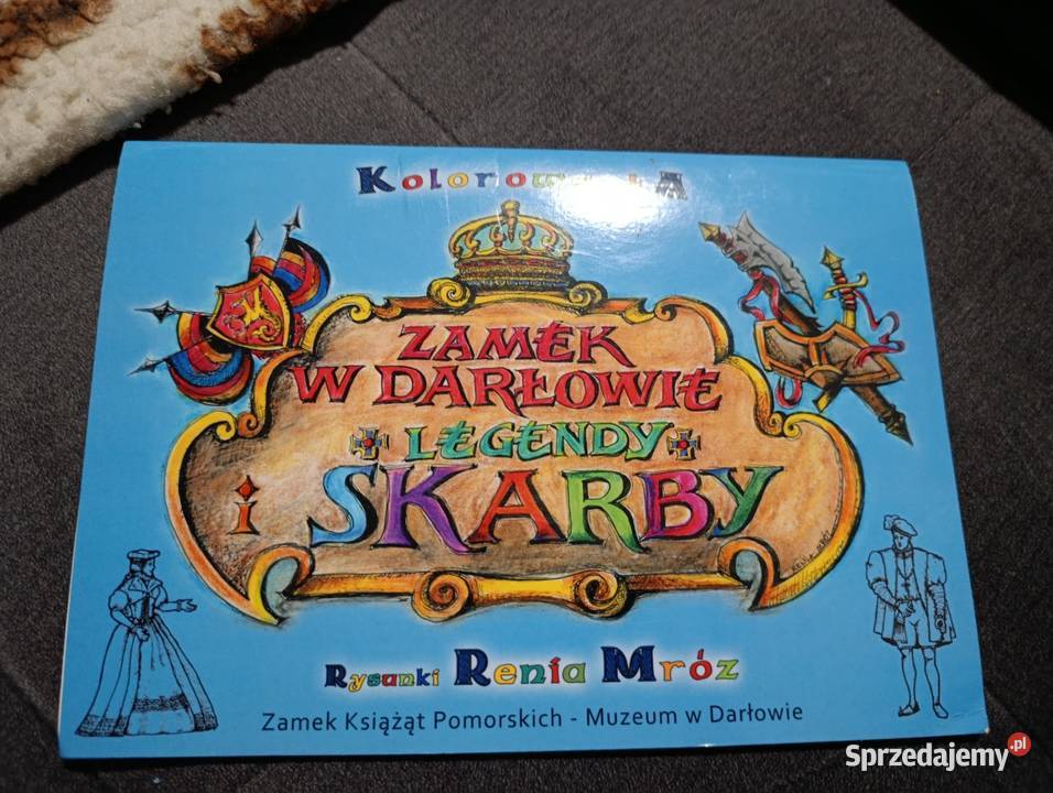 zamek w Darłowie legendy skarby kolorowanka Poznań