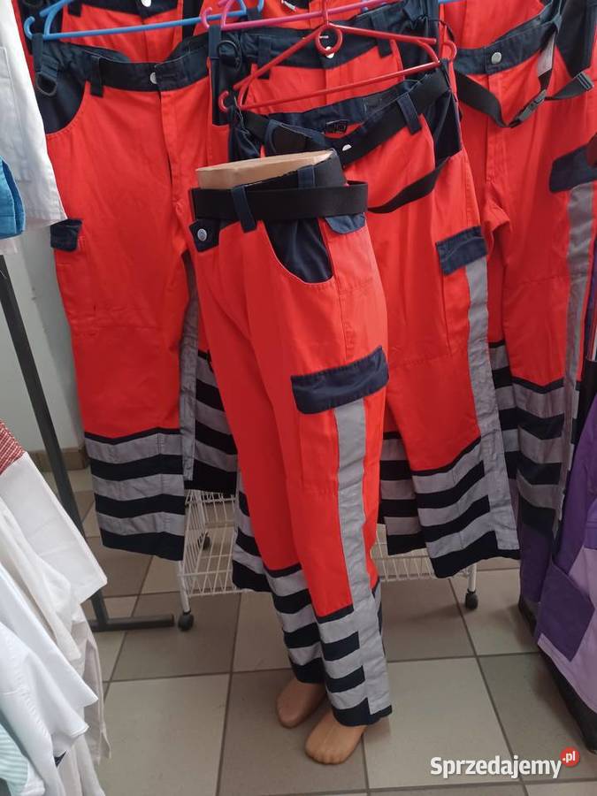 Odblaskowe spodnie ratownik medyczny dolnośląskie Wrocław