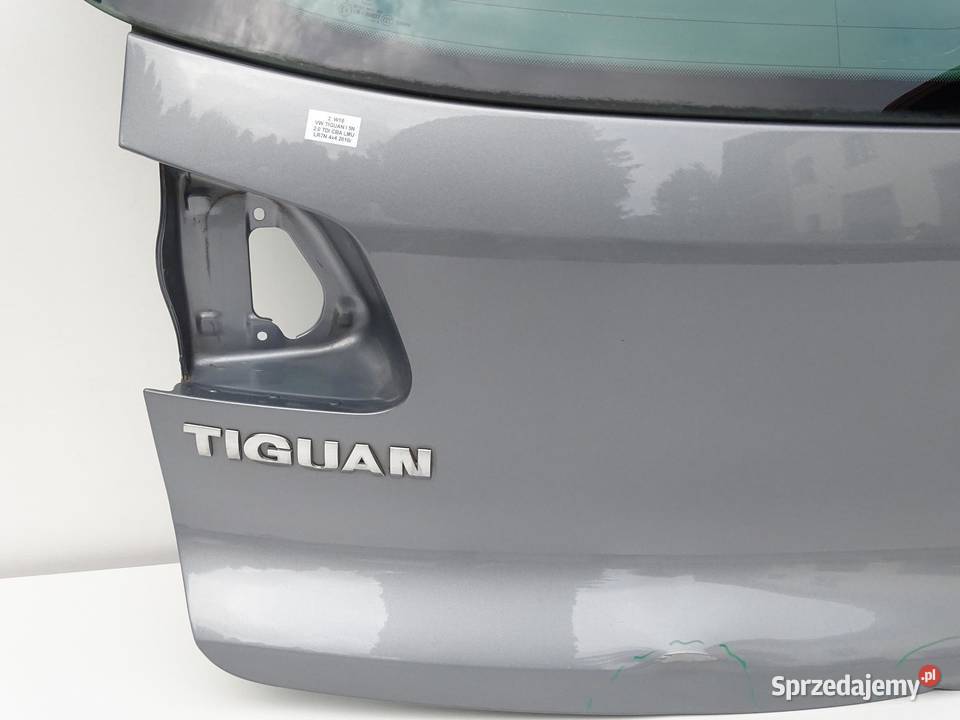 KLAPA TYŁ TYLNA BAGAŻNIKA SZYBA LR7N VW TIGUAN I