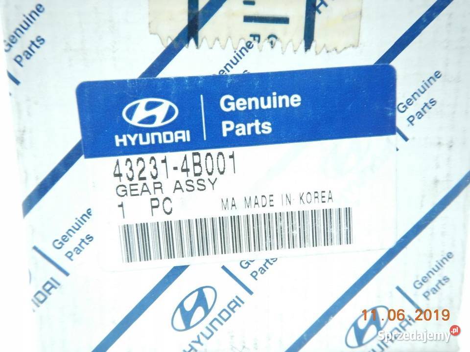 KOŁO ZĘBATE SKRZYNI HYUNDAI GALLOPER II 25 ASO lubelskie