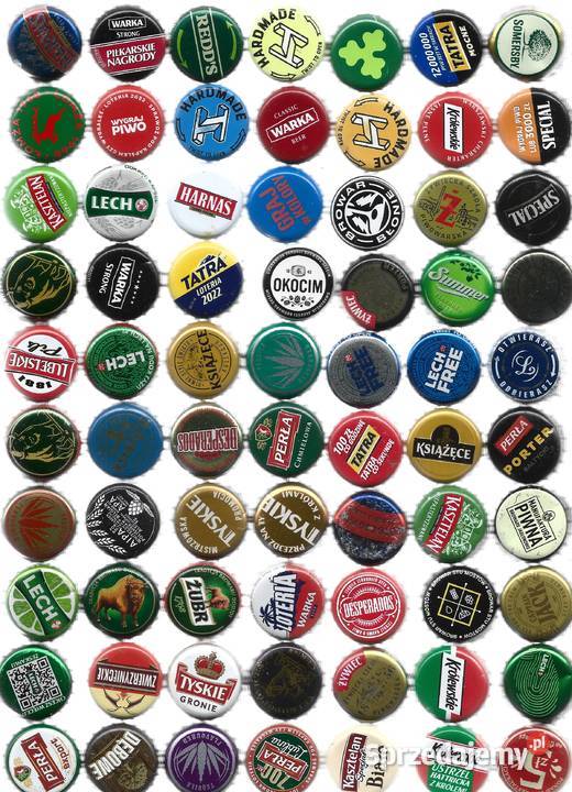 Polskie kapsle używane z piwa 3KS Puławy