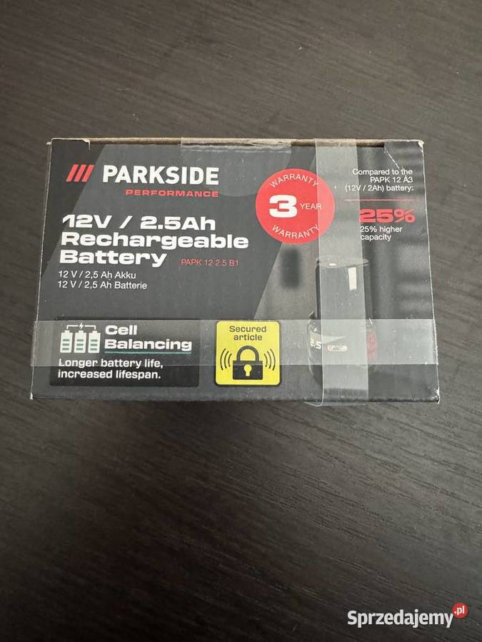 Nowe Akumulator 12 V 25 Ah PAPK 12 25 B1 z pomorskie Gdynia