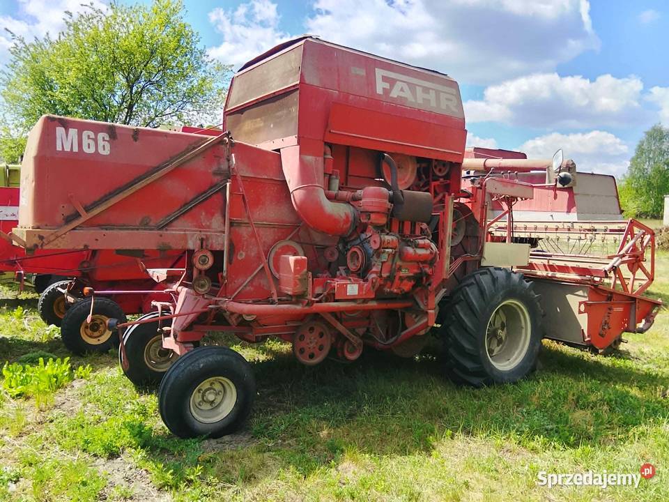 Kombajn zbożowy Fahr m66 z sieczkarnia heder 25m Skaryszew