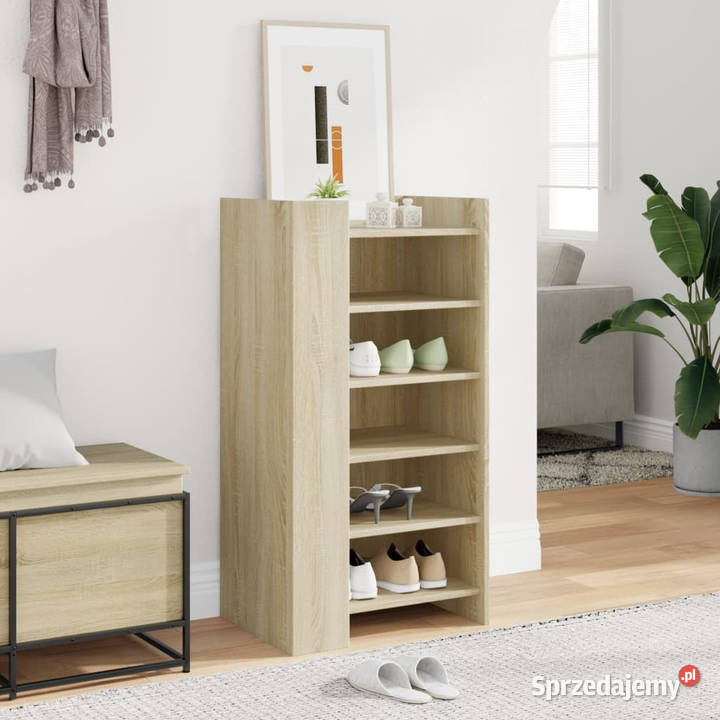Szafka na buty dąb sonoma 52x375x100 WM848446