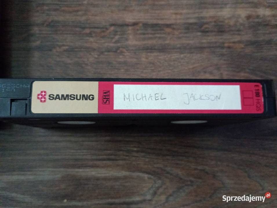 Kaseta VHS fana Michaela Jacksona fragmenty Dywity sprzedam