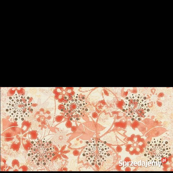 Dekor Linero orange Flower Centro 29 x 593 zachodniopomorskie Białogard sprzedam