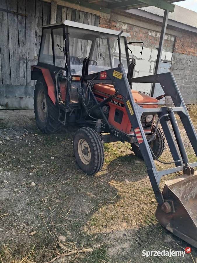 Zetor 5011 z turem Aleksandrów Łódzki
