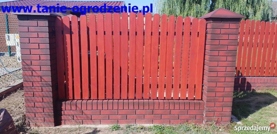 Ala klinkier słupki murki ogrodzenia imitacja Gniezno