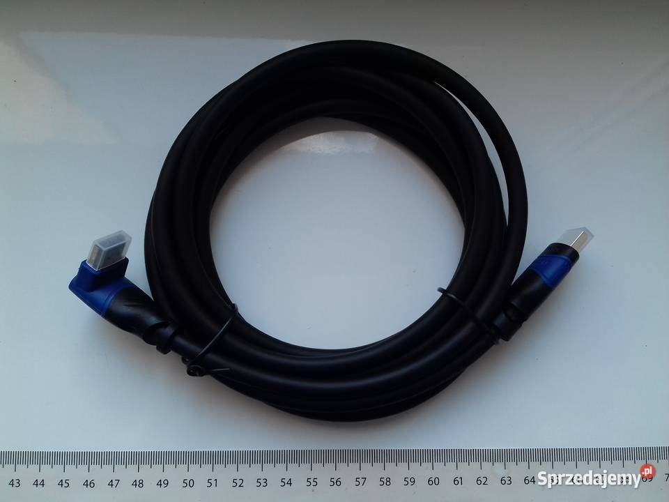 Kabel deleyCON HDMIHDMI 3m kąt 90 HDMI20a 14a 4K Pozostałe kujawsko-pomorskie Bydgoszcz