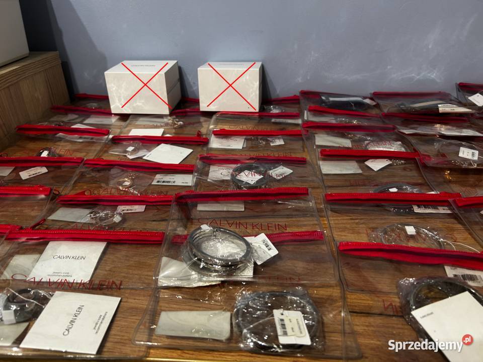 BIŻUTERIA CALVIN KLEIN 42 SZTUKI SPRZEDAŻ mazowieckie Warszawa