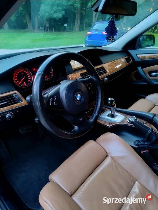 BMW 525d E61 LCi 2007r Touring Schwarz 2 30d Pyrzyce