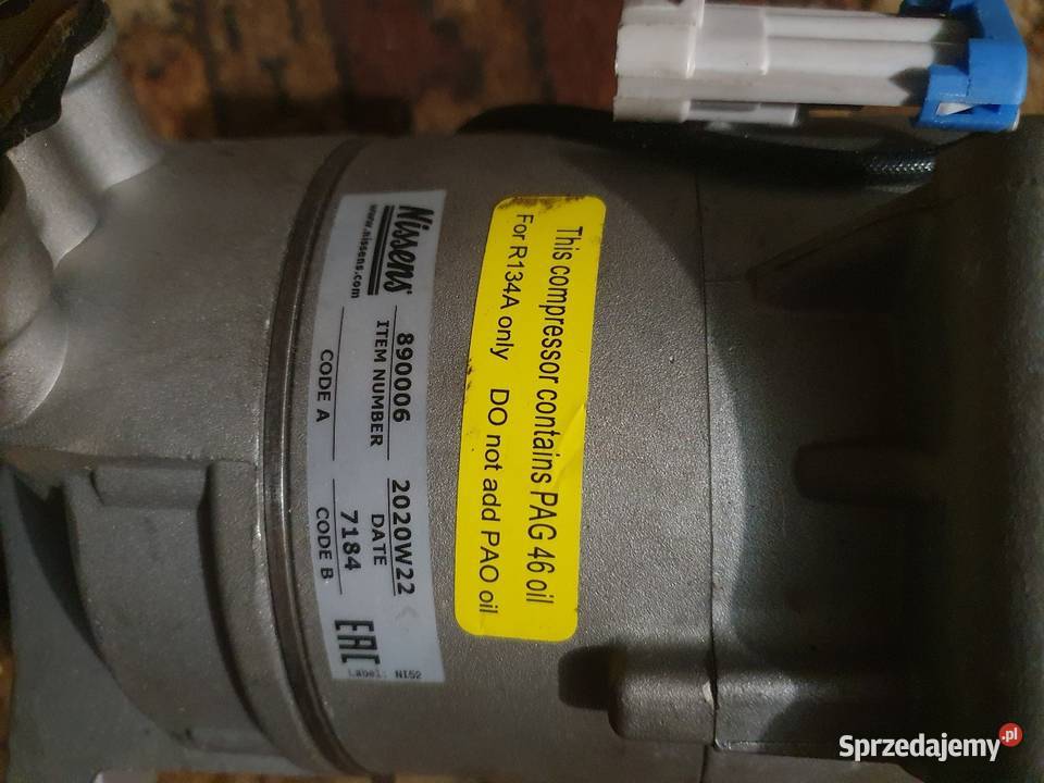 KOMPRESOR SPRĘŻARKA KLIMATYZACJI 890006 NISSENS Nowe Miasteczko
