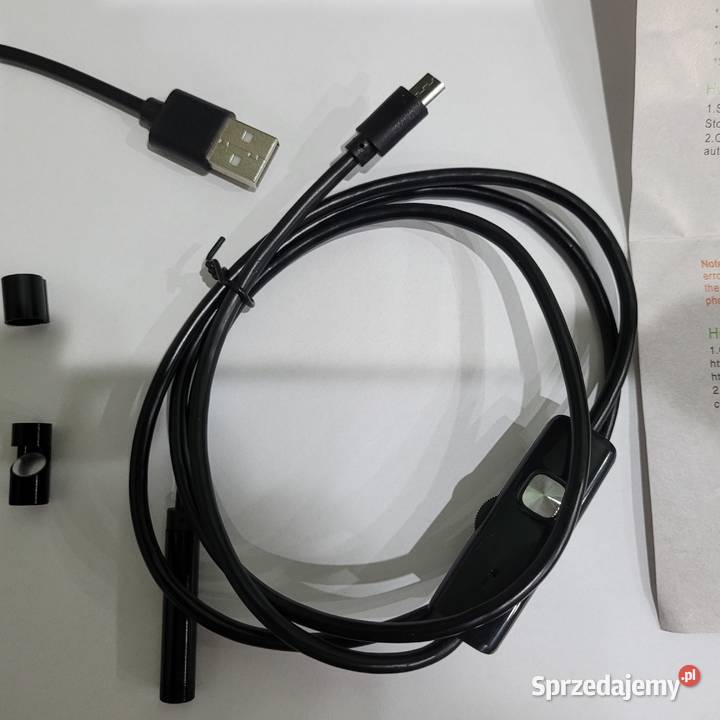 Endoskop kamera inspekcyjna IP 67 7mm Android PC Kamery Sosnowiec sprzedam