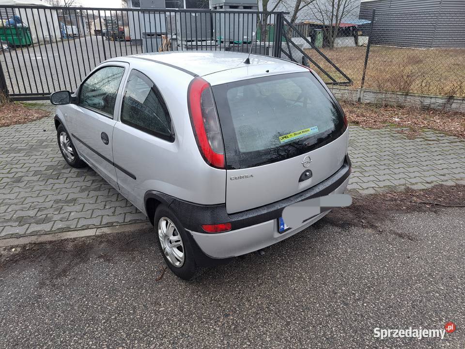 Sprzedam Opla Corsa C 10 benzyna 2003r lift mazowieckie sprzedam