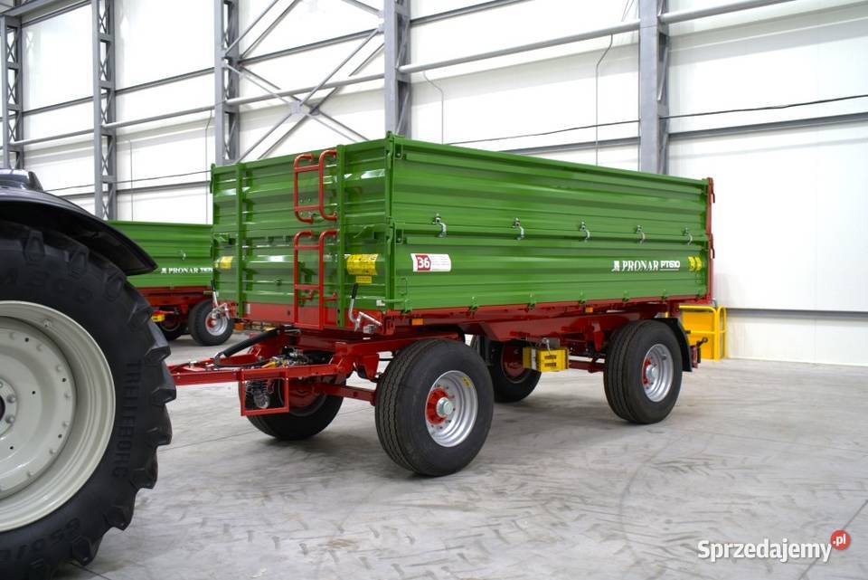 Przyczepa dwuosiowa PRONAR PT610 PT612 PT680 Pronar Przyczepy rolnicze Sokołów Podlaski