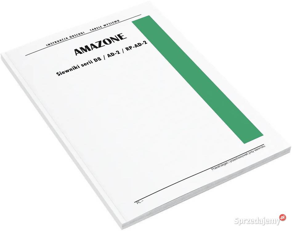 Amazone ed 452 602 k Instrukcja katalog obsługi Szamotuły