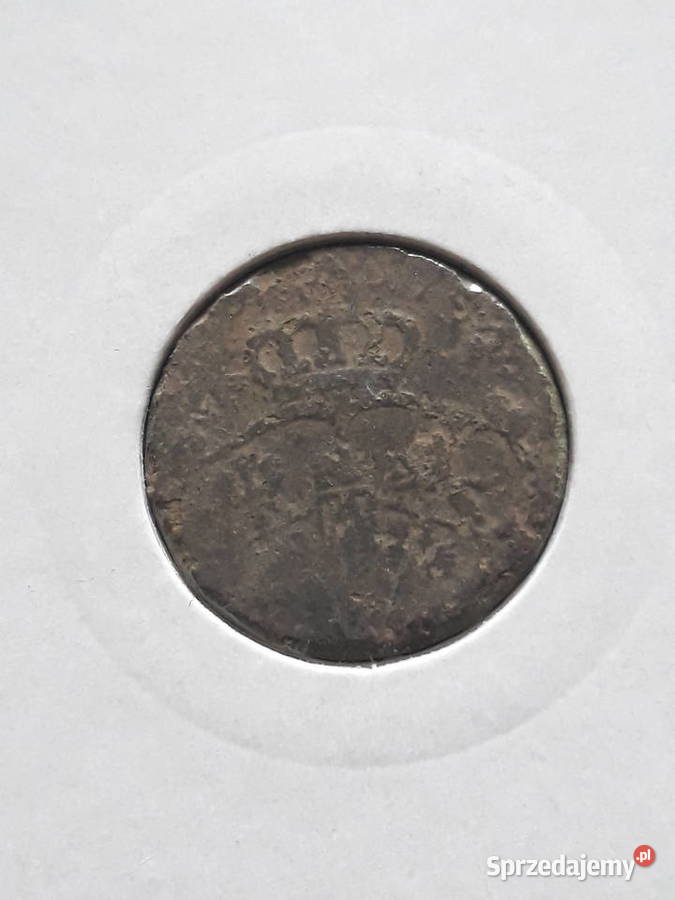 Grosz koronny August III Sas 1755 r men Wrocław Numizmatyka