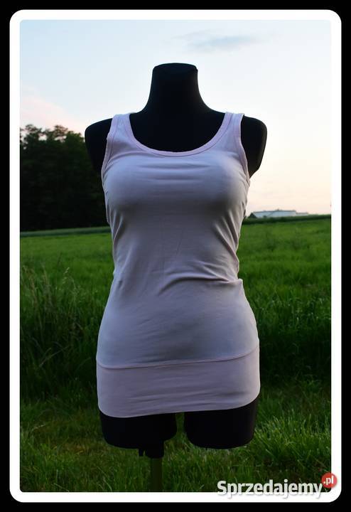 Jasno różowa koszula długa bokserka 36 S Płock