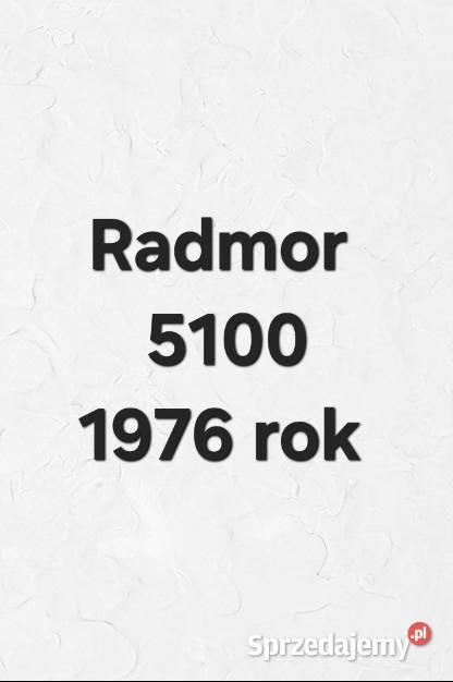 Amplituner Radmor 5100 śląskie Rybnik