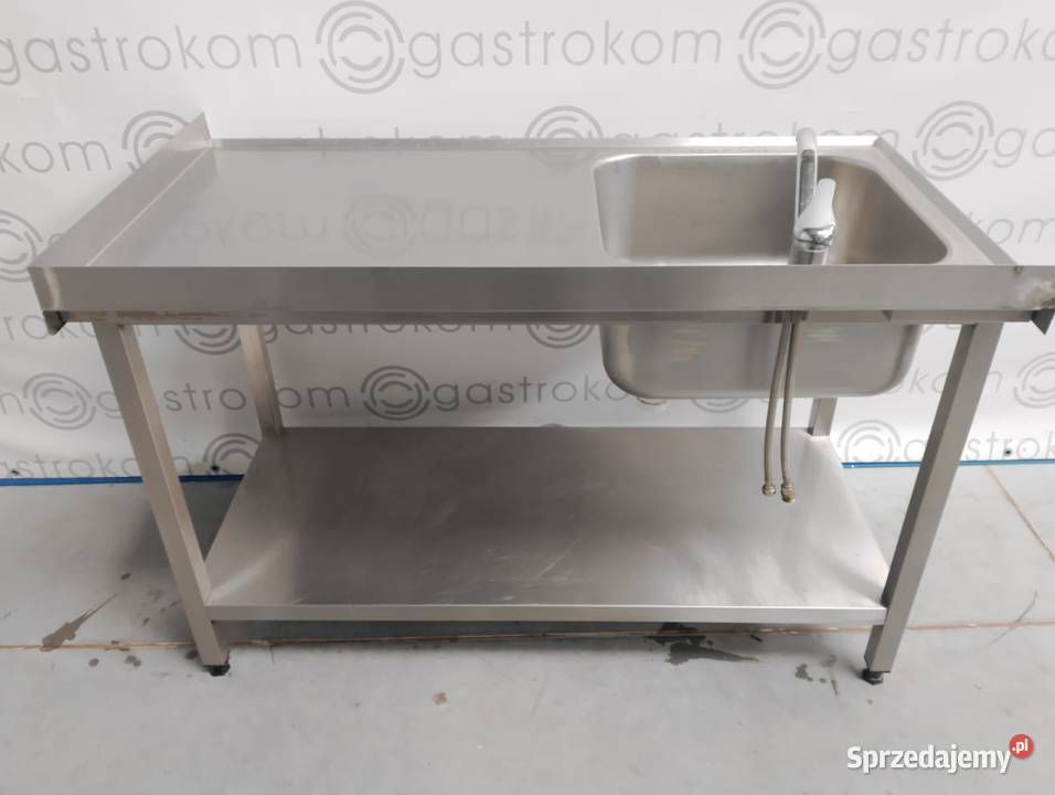 Stół ze zlewem i półką rant TP 130x70 Wrocław