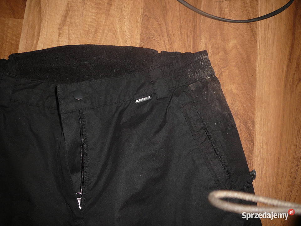 Spodnie narciarskie iceapak czarne 42 czarny