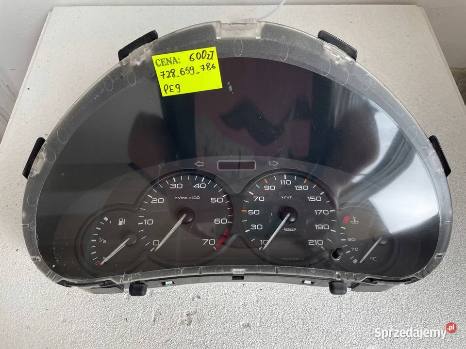 LICZNIK ZEGARY PEUGEOT 206 DWIE WTYCZKI Warszawa