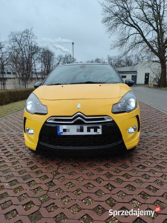 Citroen DS3 yellow benzyna Dąbrowa Górnicza