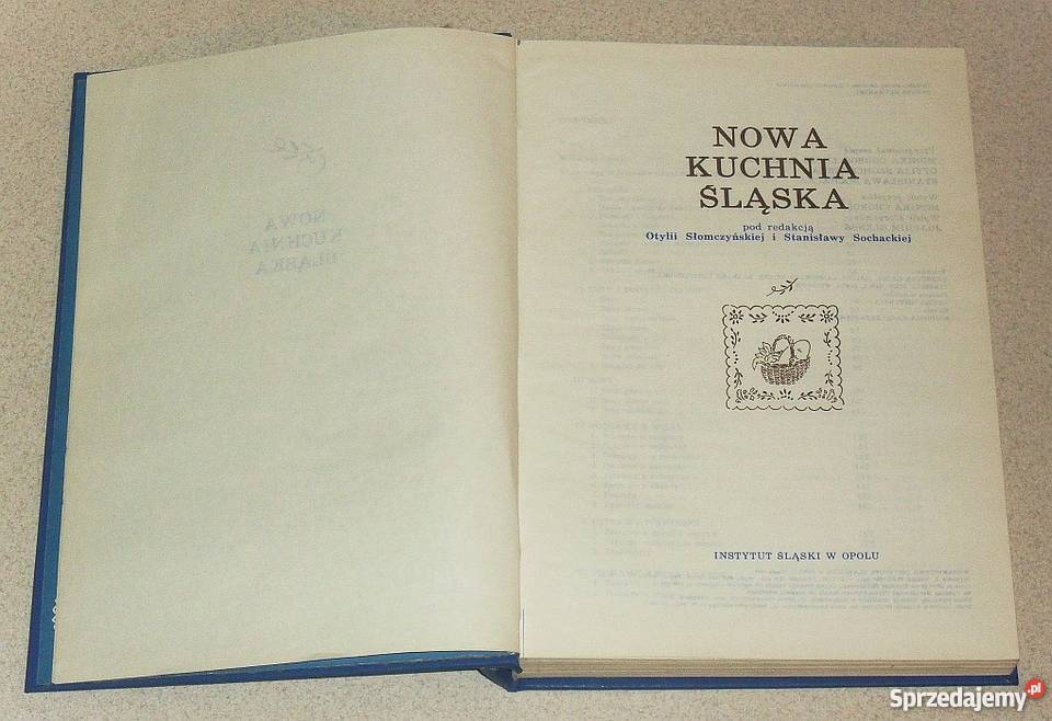 Książka NOWA KUCHNIA ŚLĄSKA Słomczyńska Sochacka Rok wydania 1989 Gliwice