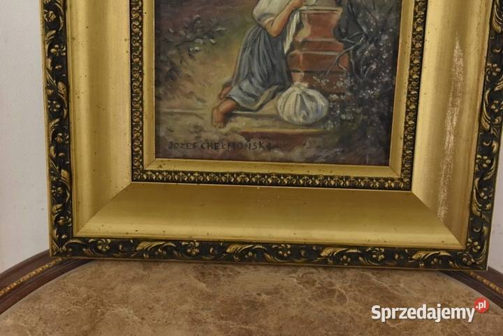 Józef Chełmoński Kobieta Kapliczce Religijny