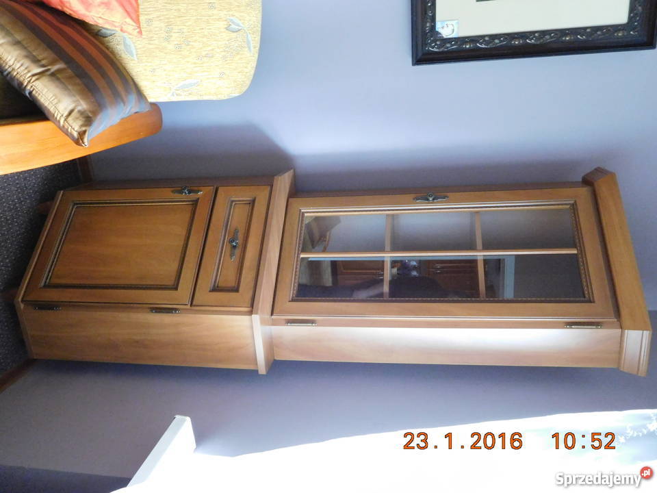 Komplet mebli BlackRedWhite do salonu Stan Wolsztyn sprzedam